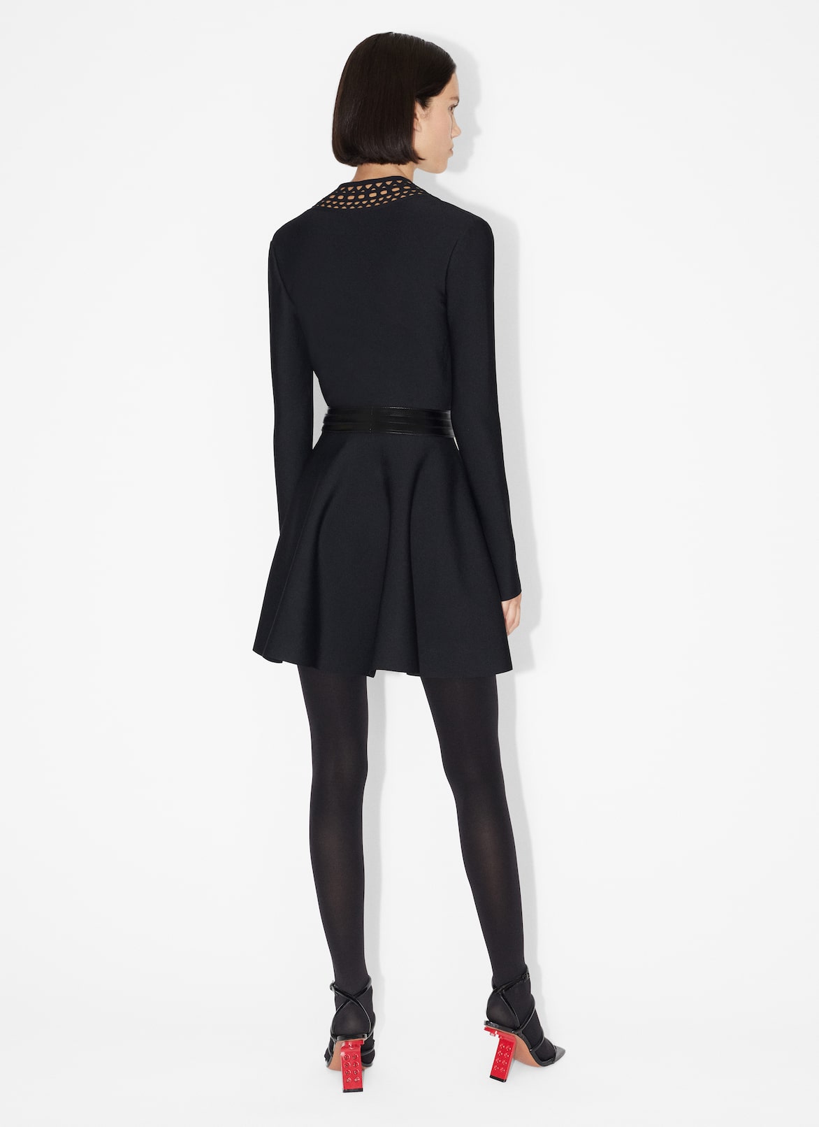 Vienne Skater ALAÏA BLACK VIENNE SKATER